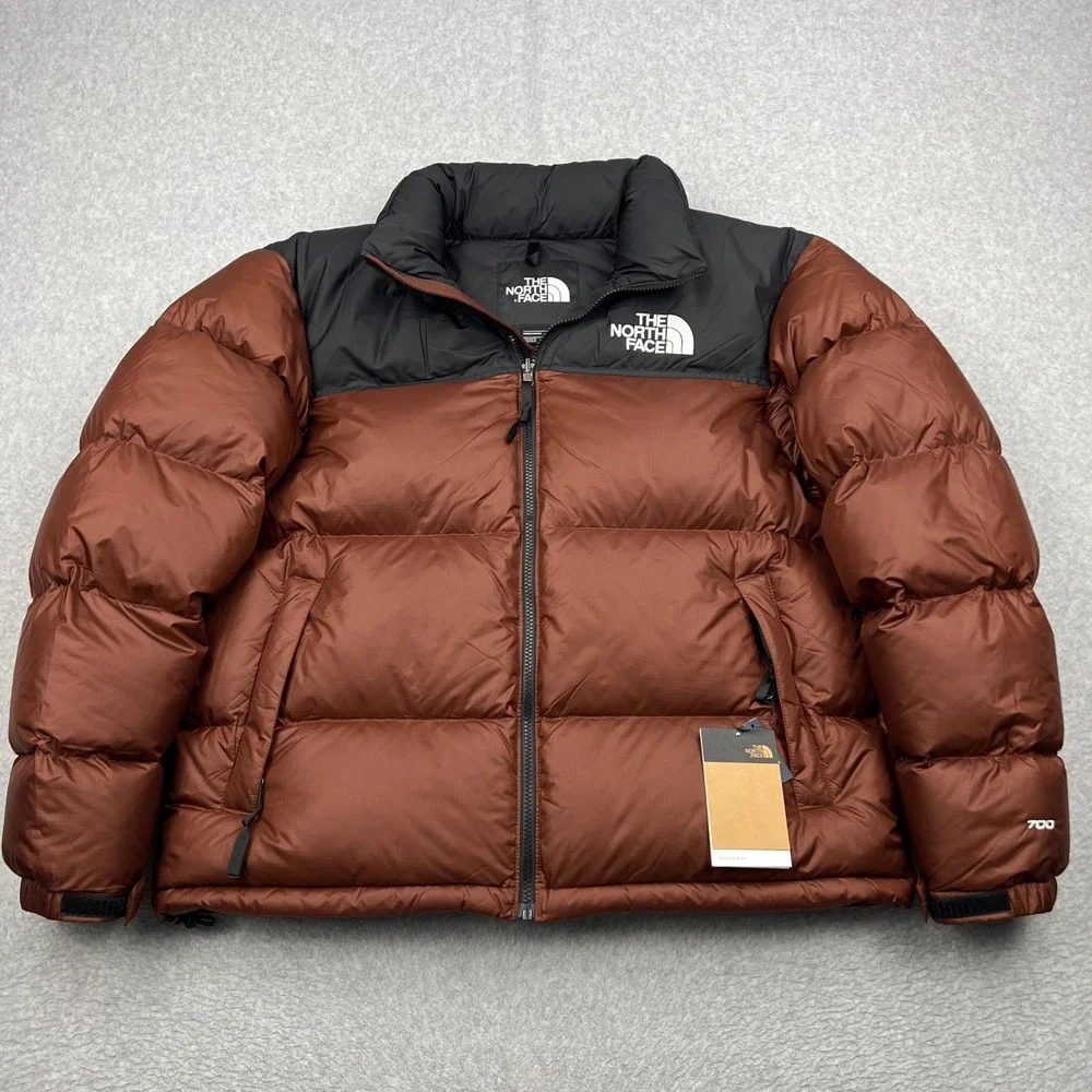 NEW North Face 1996 Retro Nuptse Jacket Mens Large Ember Soil 700 Down Coat 3C8D